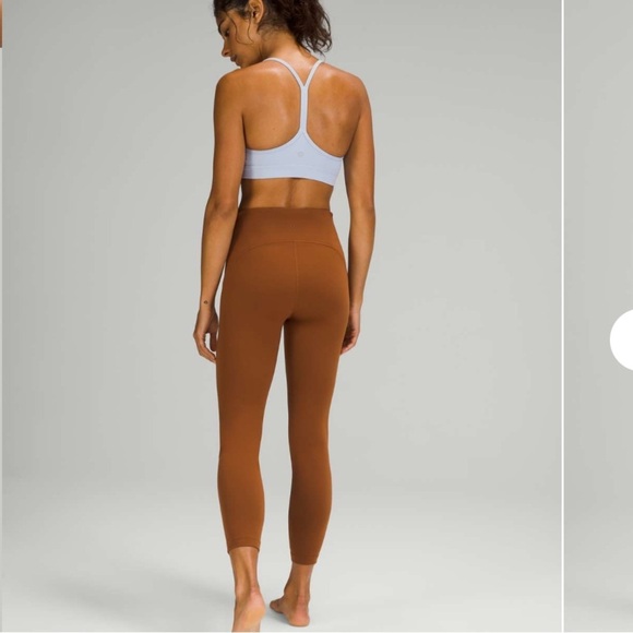 Lululemon Instill High-Rise Tight 25" Copper Brown size 8 - Picture 2 of 10
